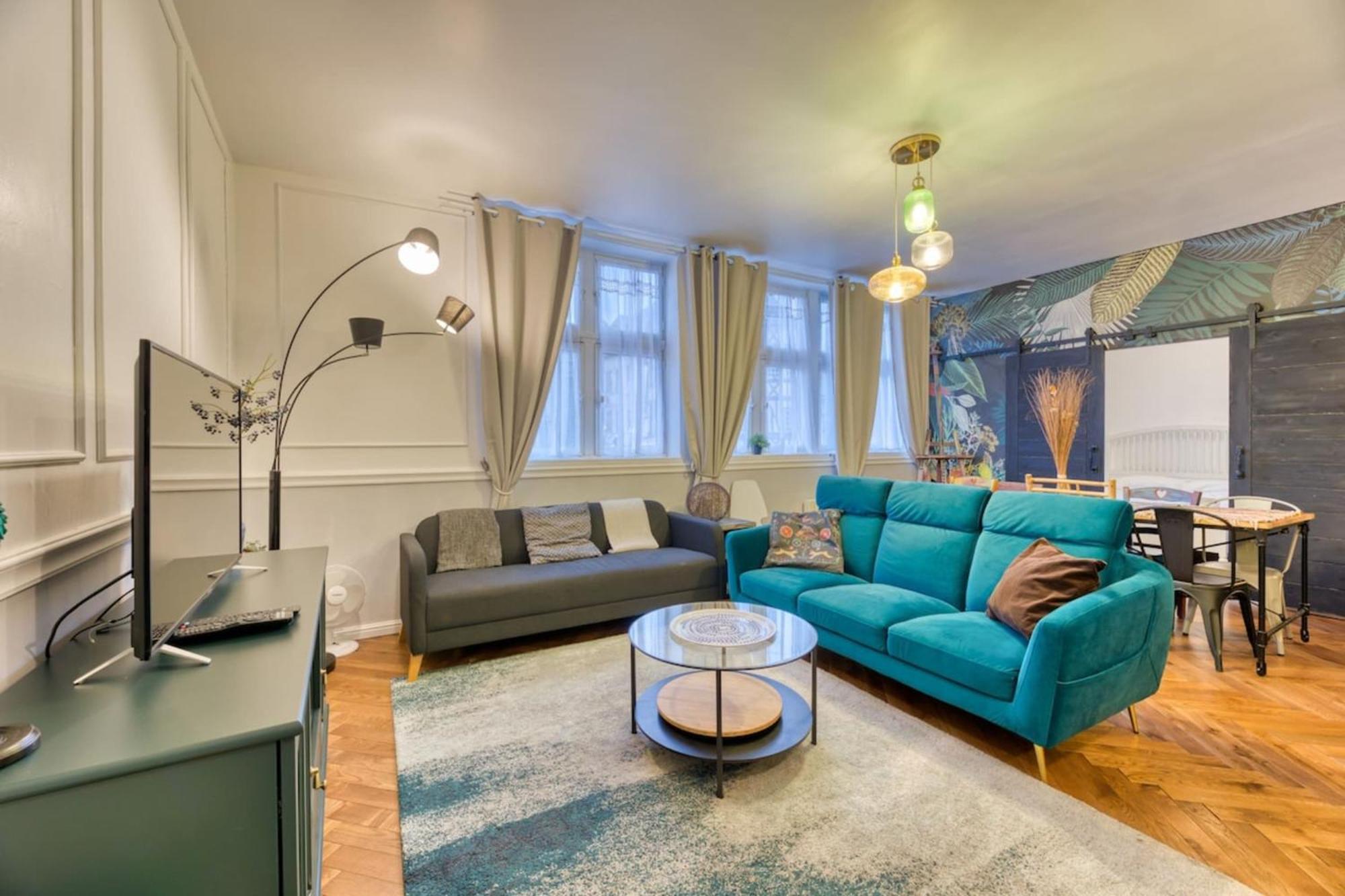 Vieux Marche Sublime Appartement Avec Ascenseur Rouen Bagian luar foto