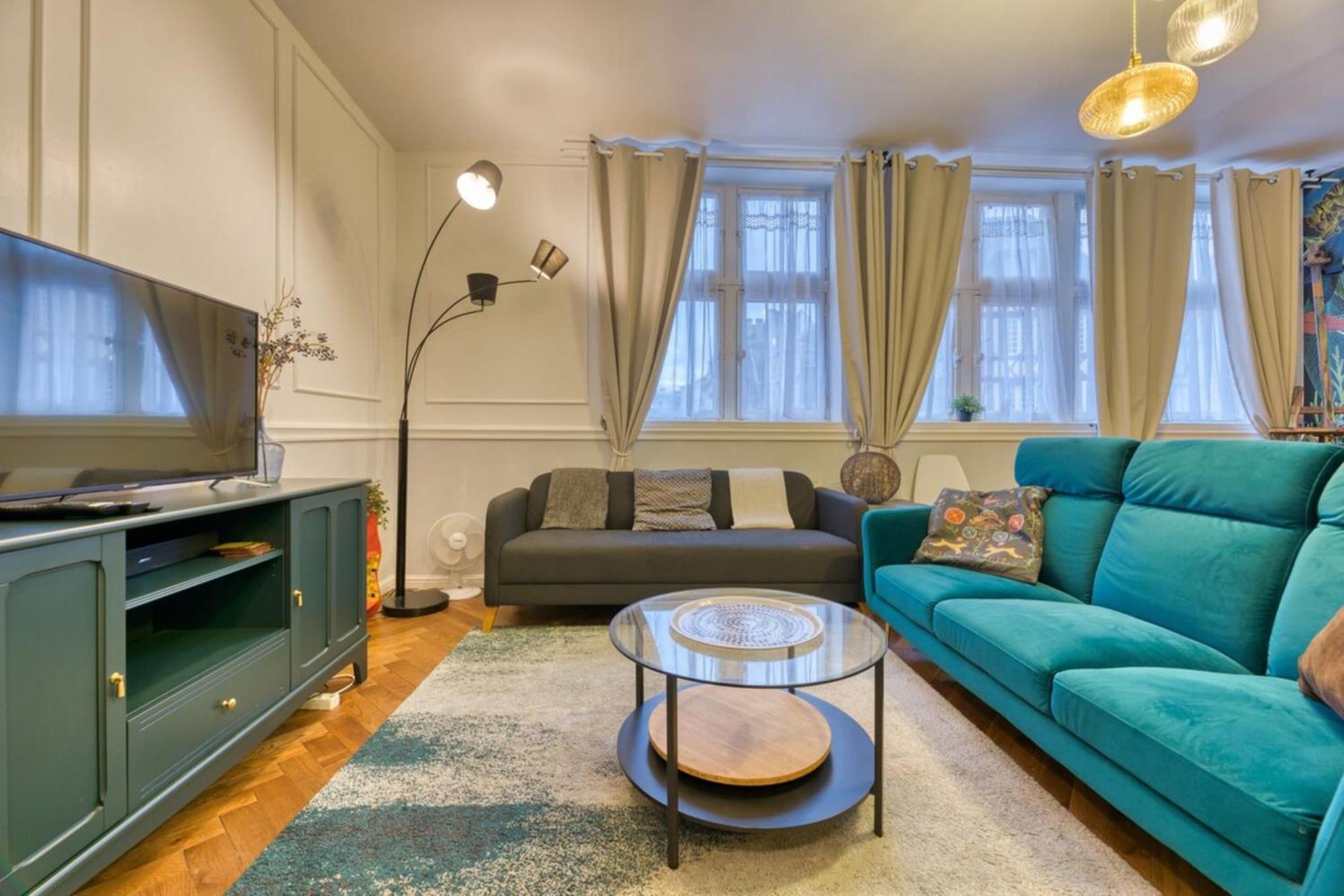Vieux Marche Sublime Appartement Avec Ascenseur Rouen Bagian luar foto