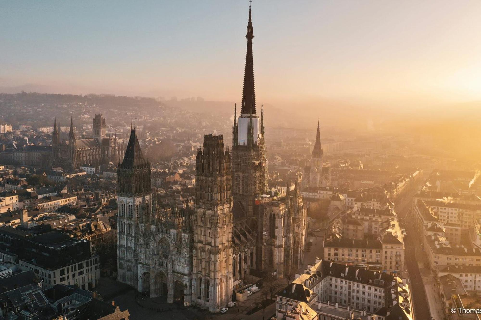 Vieux Marche Sublime Appartement Avec Ascenseur Rouen Bagian luar foto