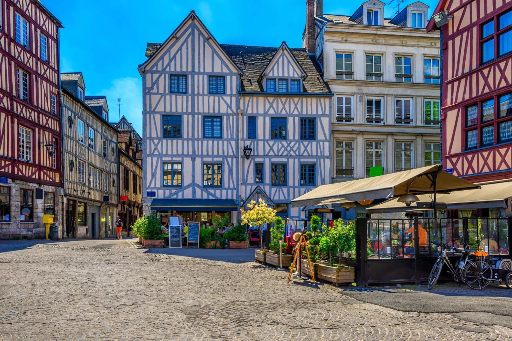 Vieux Marche Sublime Appartement Avec Ascenseur Rouen Bagian luar foto