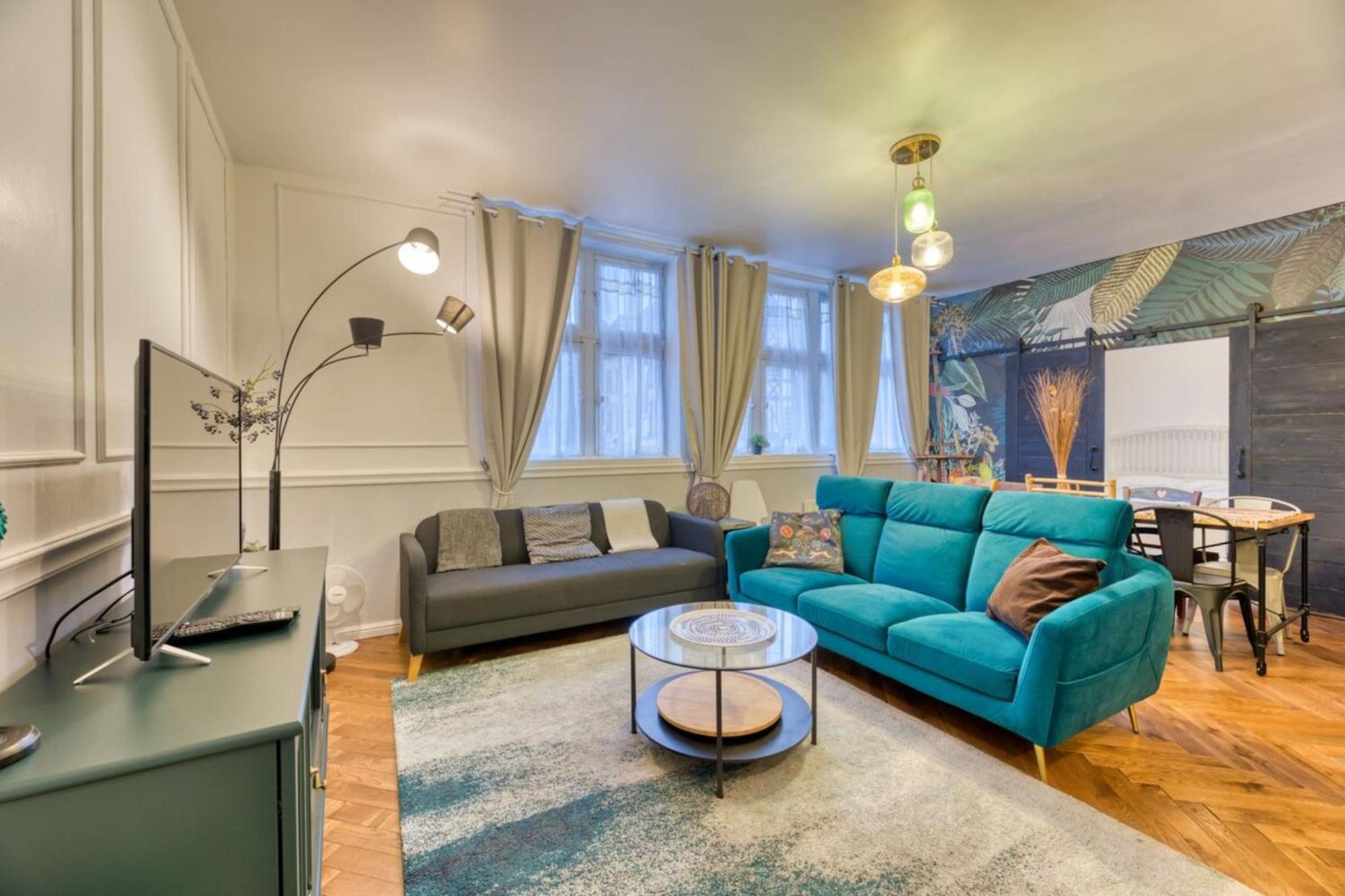 Vieux Marche Sublime Appartement Avec Ascenseur Rouen Bagian luar foto